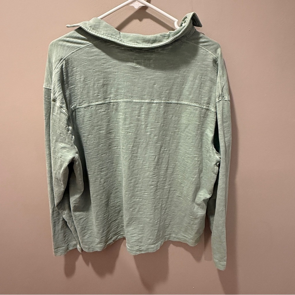 Women's Vineyard Vines Long-Sleeve Polo (Green) XL - Picture 2 of 3